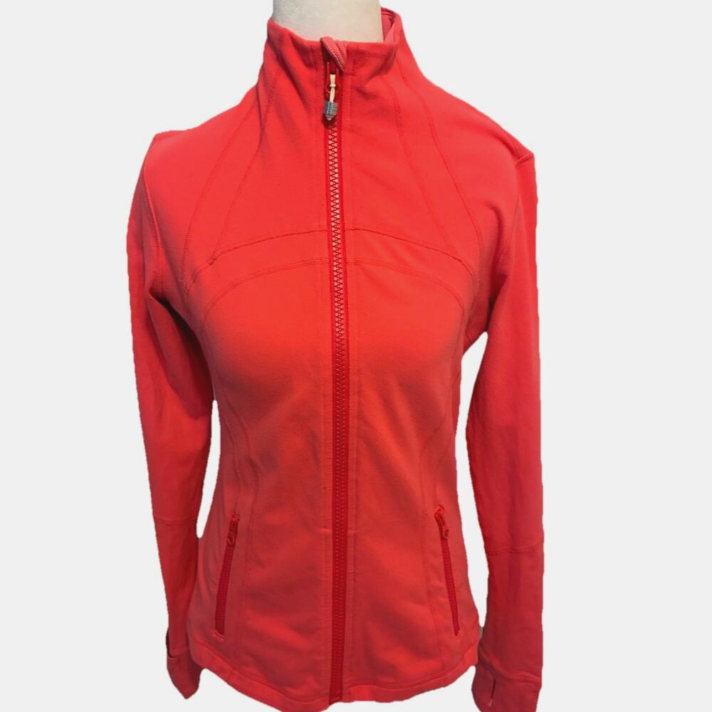 Lululemon Define Jacket Pink Boom Juice Size 8 Barbie Stretch Full Zip Yoga 2016